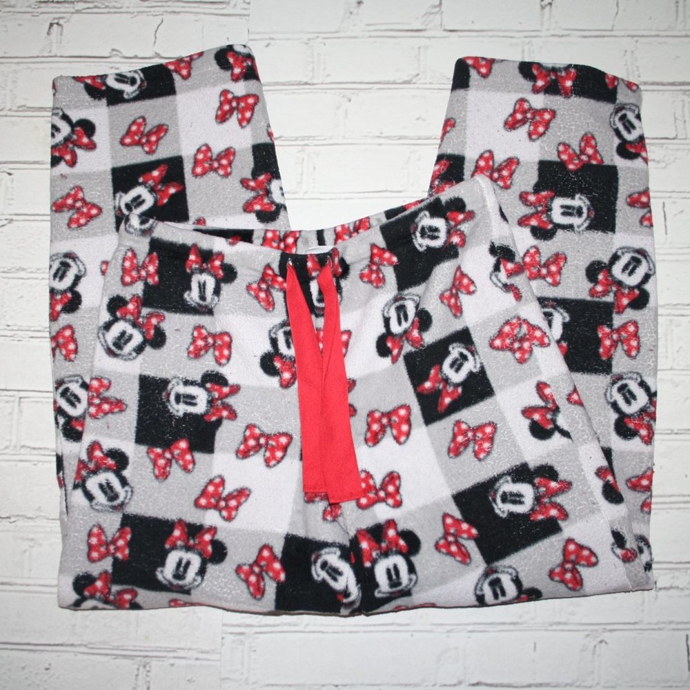 ❤️🐭 Minnie Mouse Fleece Pajama Pants · Disney · Size S 🐭❤️